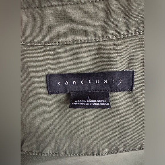 GUC Sanctuary Women’s Military Jacket Snap Buttons in Safari Green - Large - Picture 3 of 7